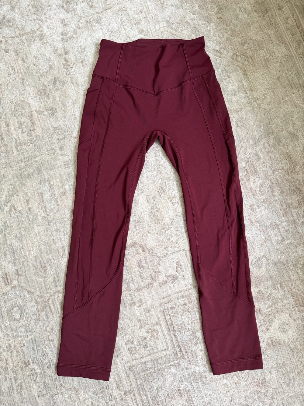 Lululemon All The Right Places Pant II 28” Garnet Leggings Size 4